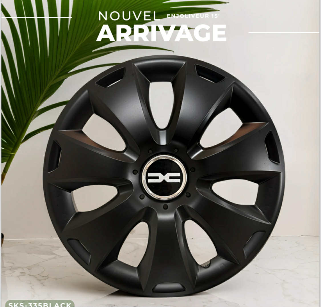 Enjoliveurs SJS Black Mate 15'' 335