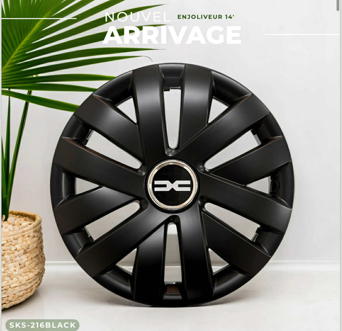 Enjoliveurs SJS Black Mate 216