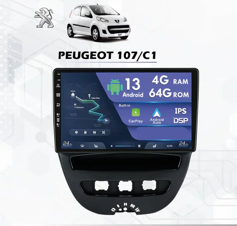 Post Android Peugeot 107 / C1
