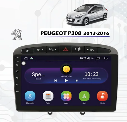 Post android Peugeot 308 I