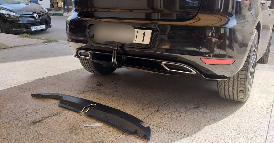 Diffuseur Golf 6 look Gti