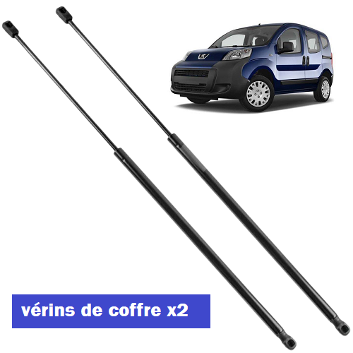Vérins de coffre Peugeot Bipper / Nemo / Fiorino