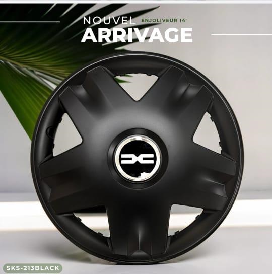 Enjoliveurs SJS Black Mate  213