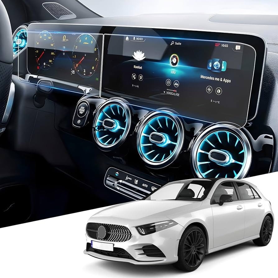 Verre Trempé de Protection pour Écran Voiture et Cockpit Digital mercedes classe A