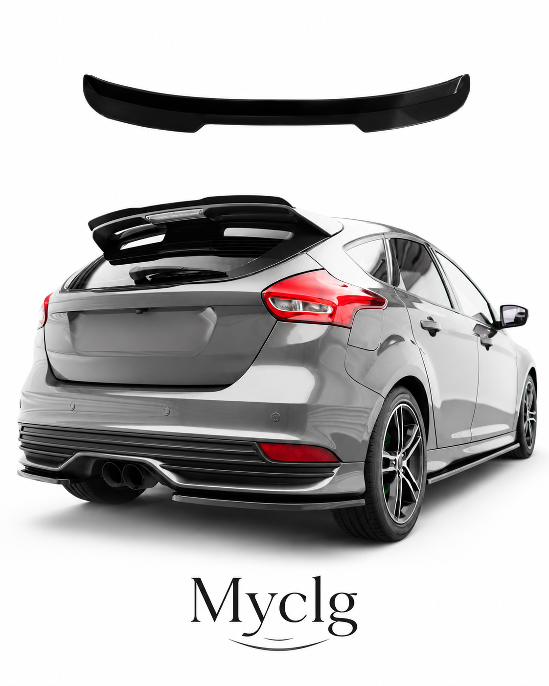 Spoiler Becquet Ford Focus 2011-2014 Noir Brillant
