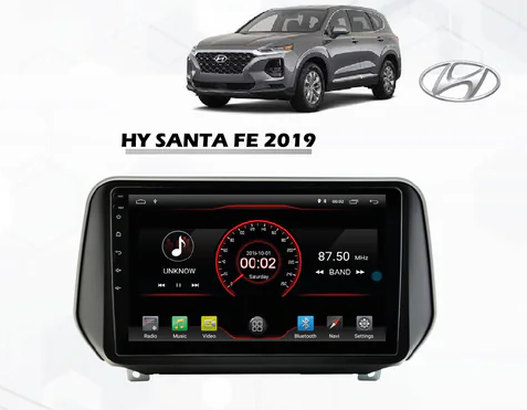 – Poste Radio Android sur mesure pour Hyundai Santa Fe (2019+)