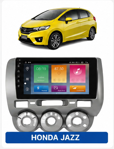 Poste Radio Android sur mesure pour Honda Jazz (2002-2008)