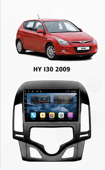 Poste Radio Android sur mesure pour Hyundai i30 (2009+)