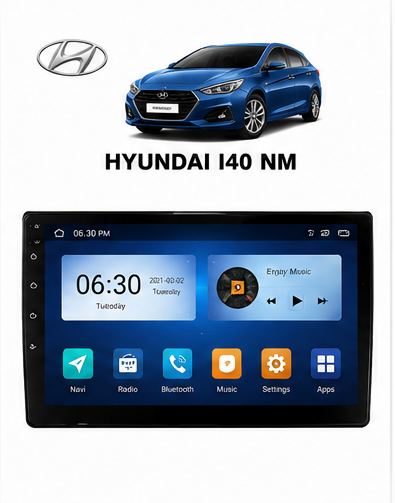 Poste Radio Android sur mesure pour Hyundai i40 (2011-2019)