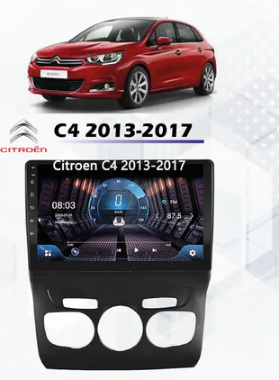 Poste Radio Android sur mesure pour Citroën C4 (2013-2017)