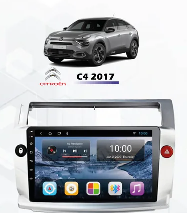 Poste Radio Android sur mesure pour Citroën C4 (2017+)