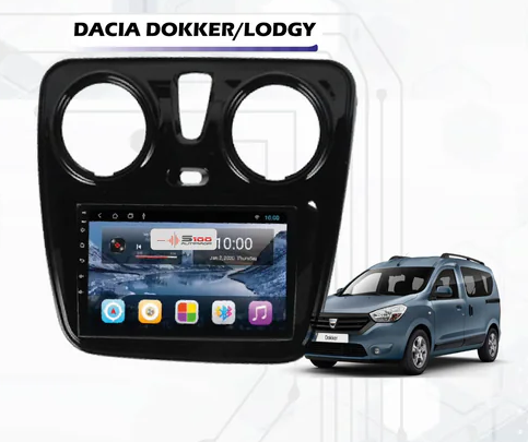 Poste Radio Android sur mesure pour Dacia Dokker / Dacia Lodgy
