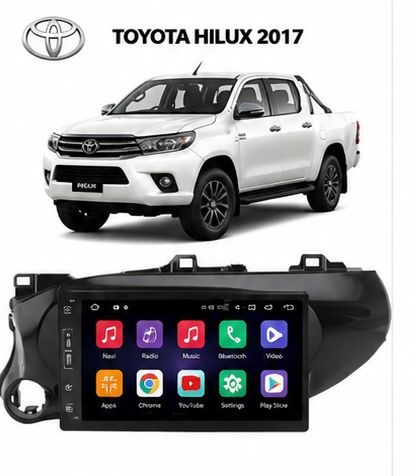 Poste Radio Android sur mesure pour Toyota Hilux (2017+)