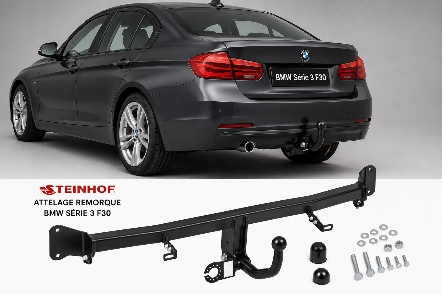 Attelage Remorque BMW Série 3 F30 2012-2018 – d’Attelage Fixe