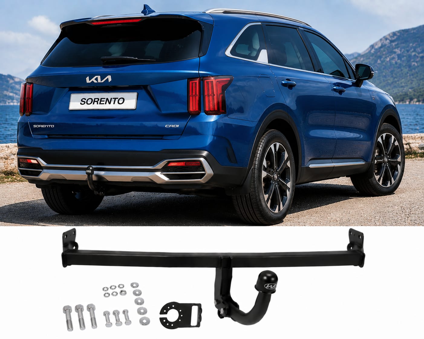 Attelage de remorque fixe pour Kia Sorento 2021+