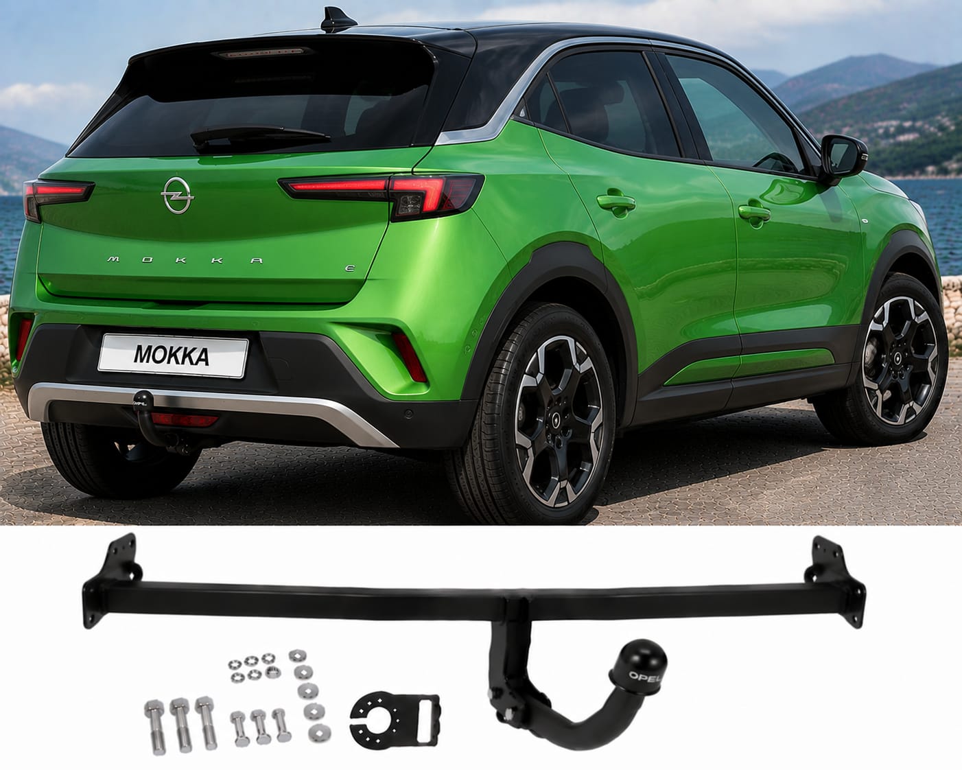 Attelage de remorque fixe pour Opel Mokka 2021+