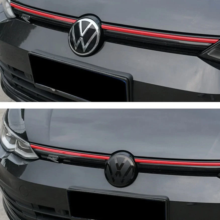 Emblème Logo VW Noir Golf 6 7 8 Polo T-Roc