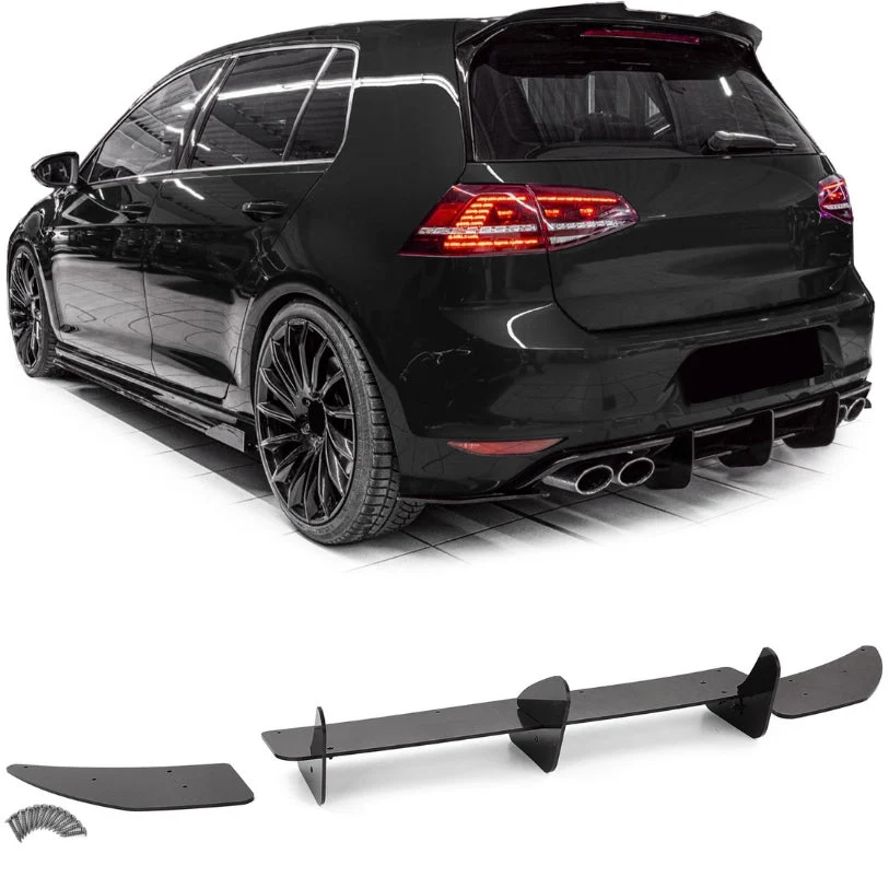 Diffuseur Arrière Golf 7 GTI / R 2013-2019 Style Sport Noir